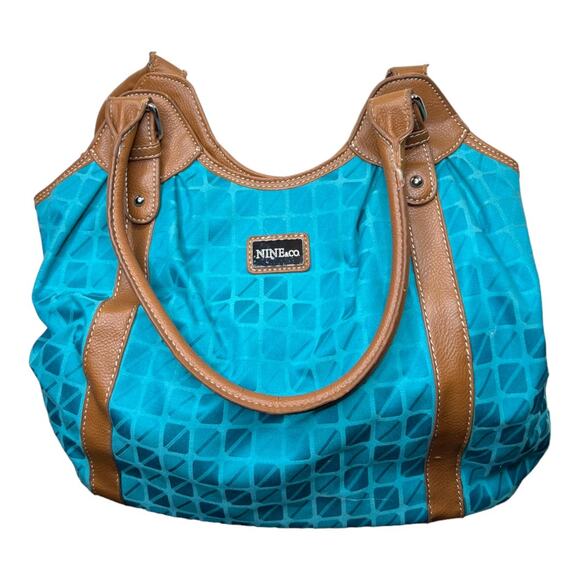 Nine & Co. by Nine West Handbags - Nine & Co Teal Shoulder Bag